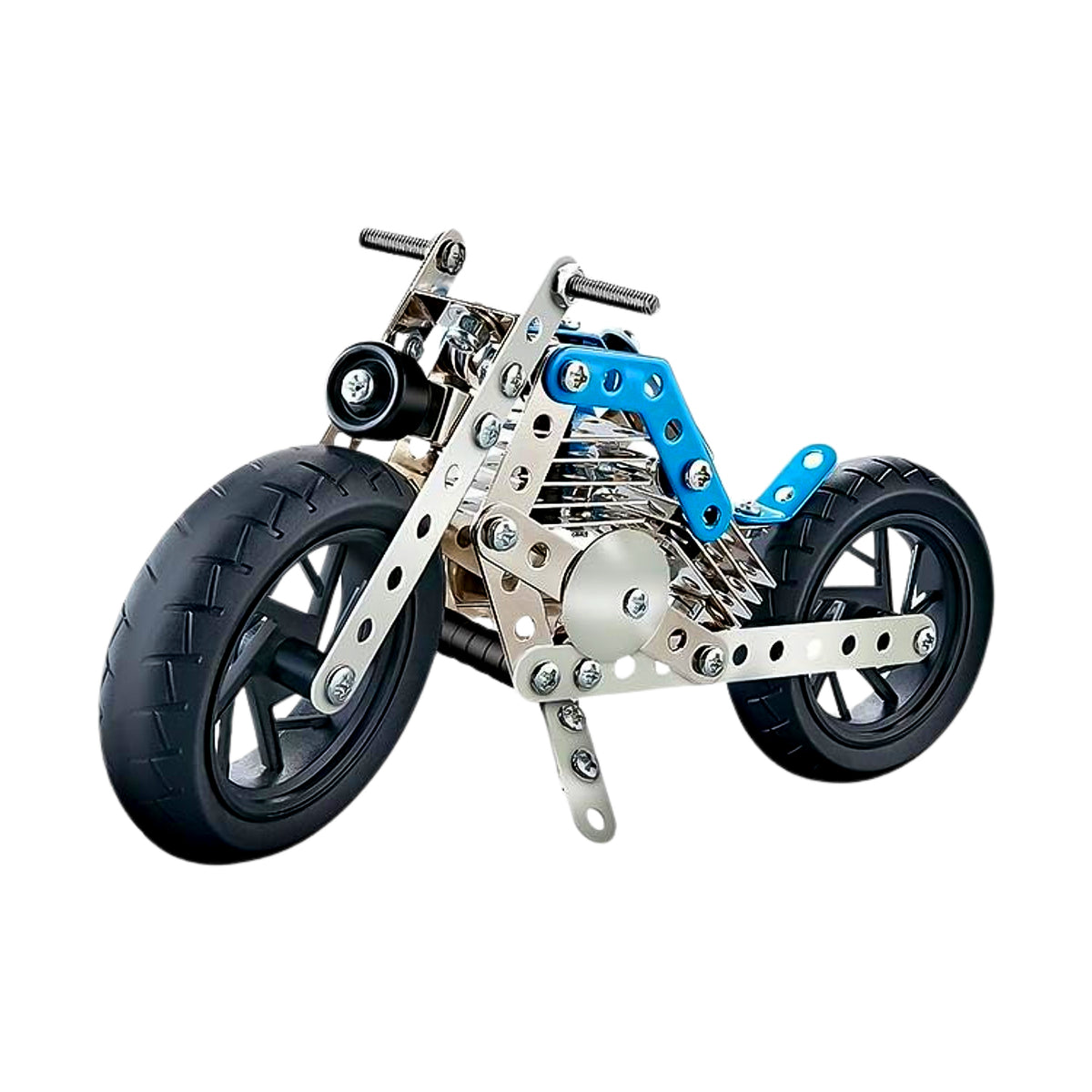 Metal Bike Creative Mechanical Construction Engineering Kit 140 Part Of Bike Tool 1 Set