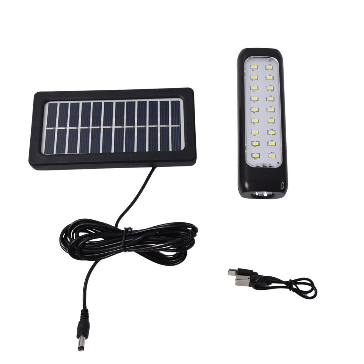 3 Modes Outdoor Indoor Hanging Solar Light Small 18led 1 Big Led