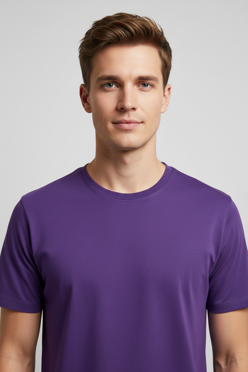 Trendy Round Neck T-shirts