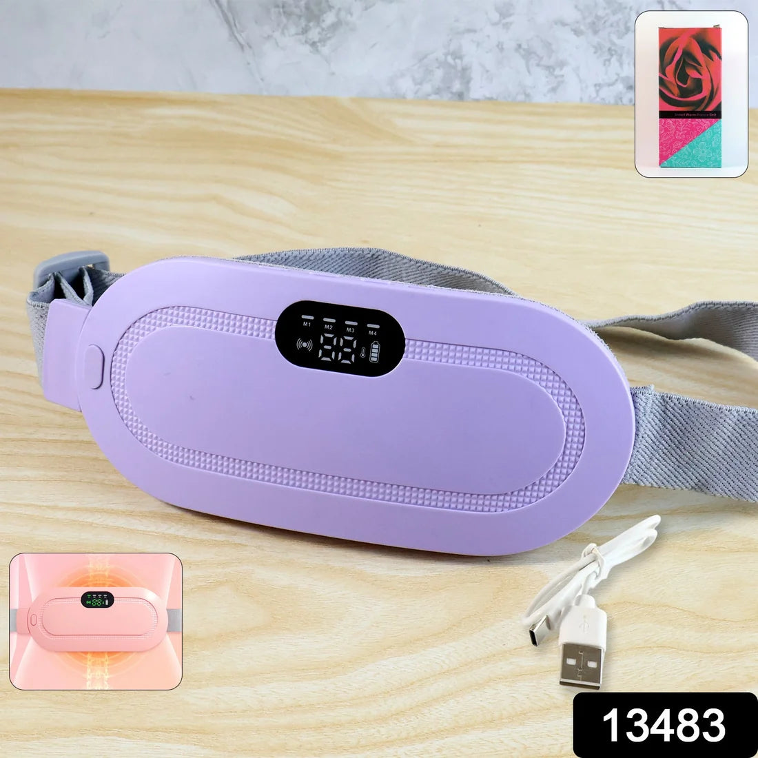 Rechargeable Smart Warm Palace Belt (1 Pc)