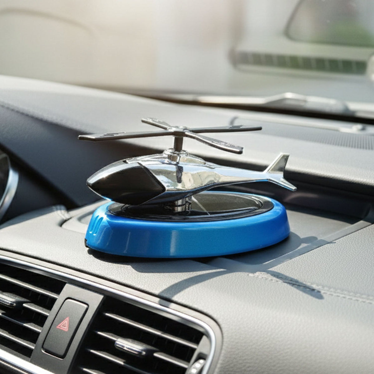 Car Dashboard Perfume Diffuser With Rotating Blades (1 Set)