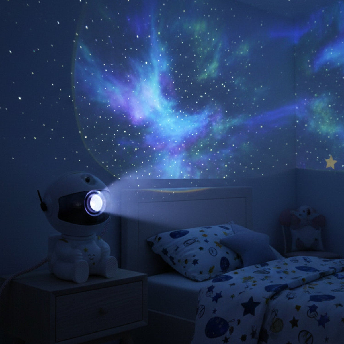 Premium Astronaut Galaxy Projector Night Light With Remote Control