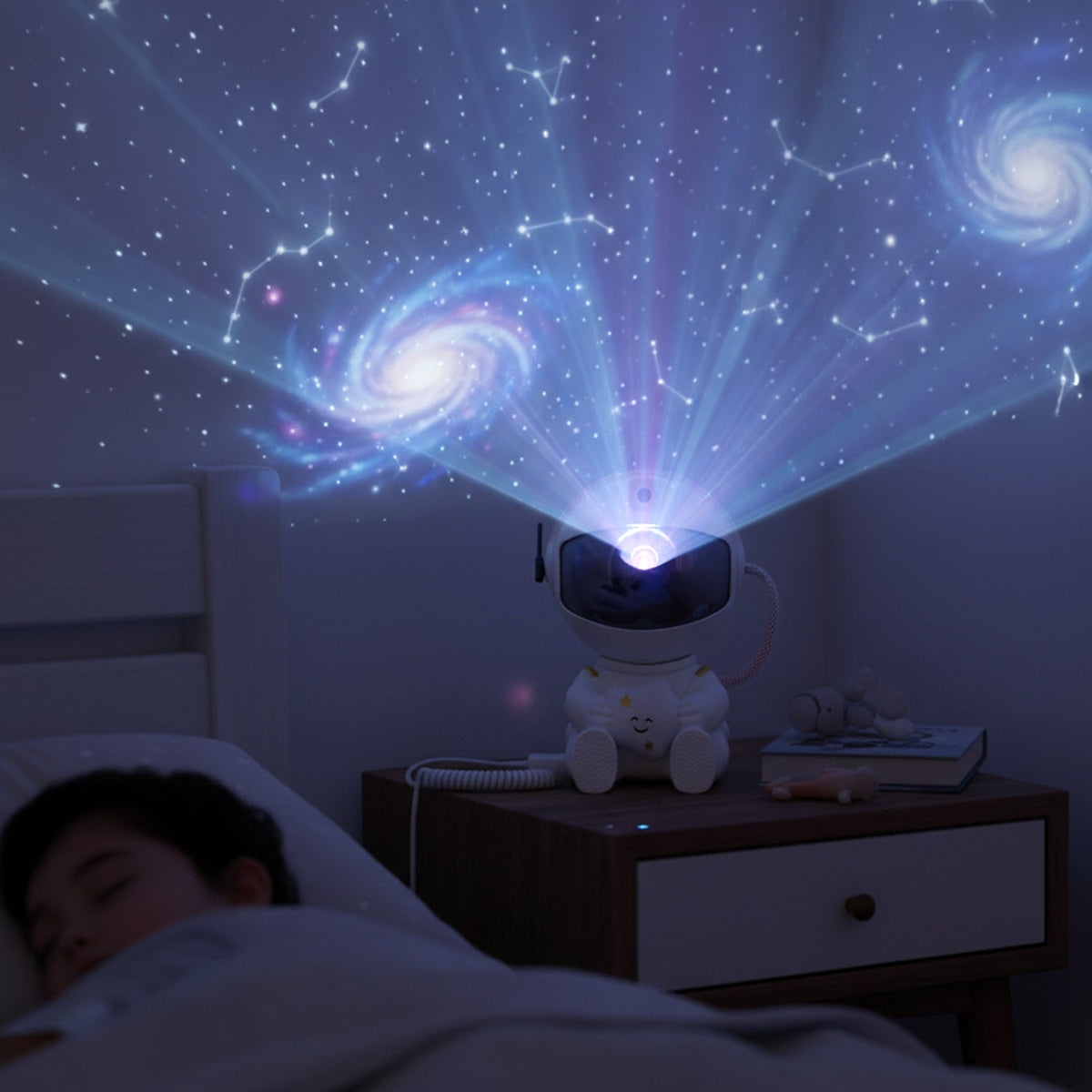 Premium Astronaut Galaxy Projector Night Light With Remote Control