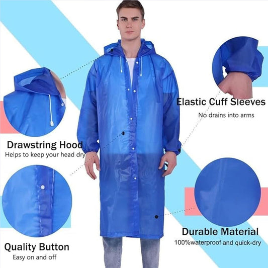 6488 Mix Size Portable Student Rain Coat Kids Girls  Boys Outdoor Traveling Eva Material Raincoatrain Wearrain Suit For Outdoor Accessory (1pc)