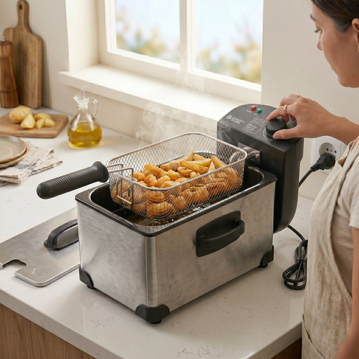 Orbit Heavy Duty 2000w Deep Fryer With 3.5 Litre Oil Capacity