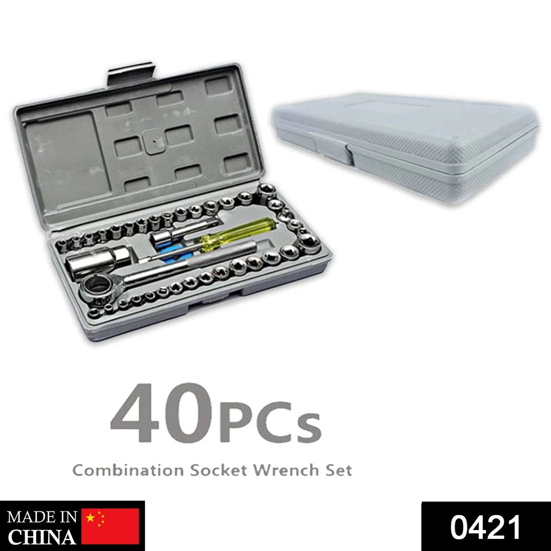 421 Socket Combination Toolkit (40 Pcs)