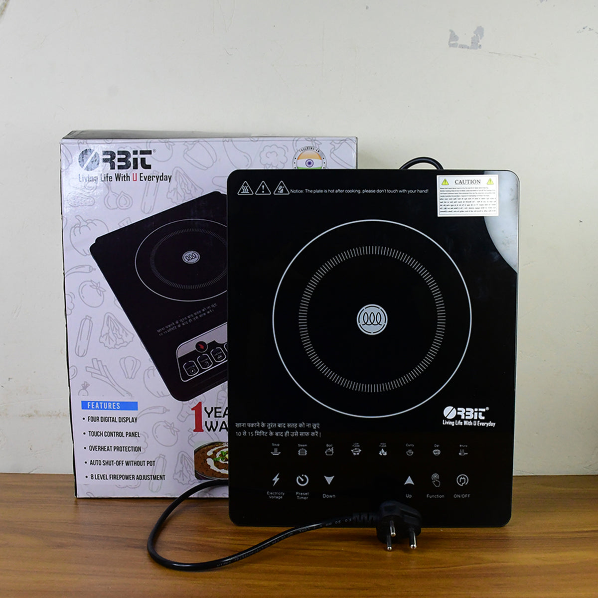Orbit Touch Control And Multiple Cooking Induction Cooker - 2000w