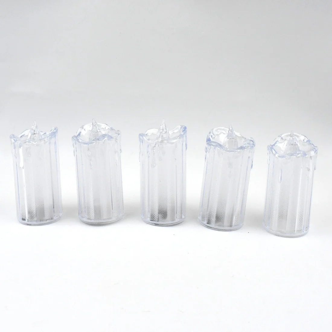 24 Pc Flameless And Smokeless Decorative Melting Candles Led Tea Light Candle Flickering Electronic Candle