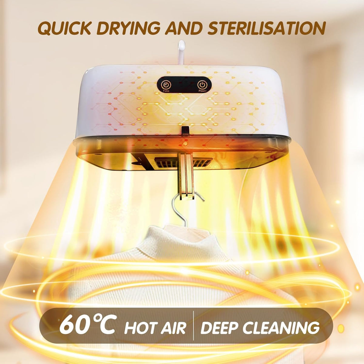 Portable Clothes Folding Dryer Portable Dryer (1 Pc)