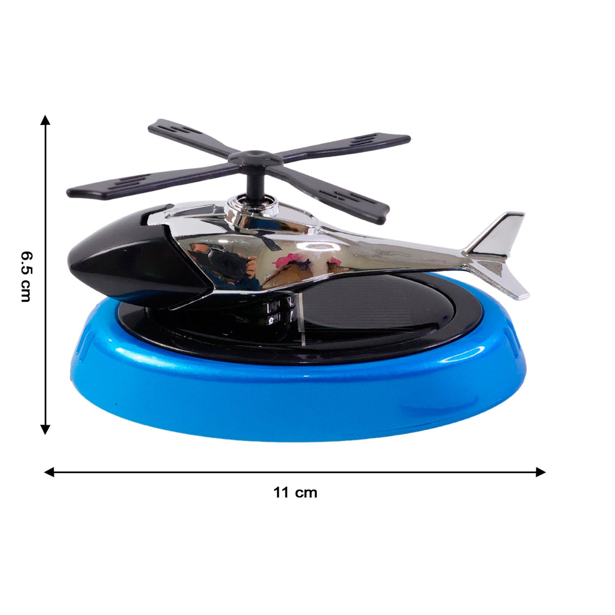 Car Dashboard Perfume Diffuser With Rotating Blades (1 Set)