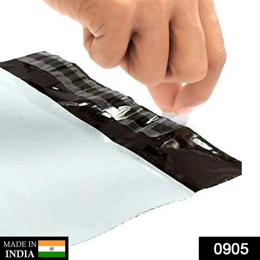 905 Tamper Proof Courier Bags(12x14 Plain 180 Pod M1) - 100 Pcs