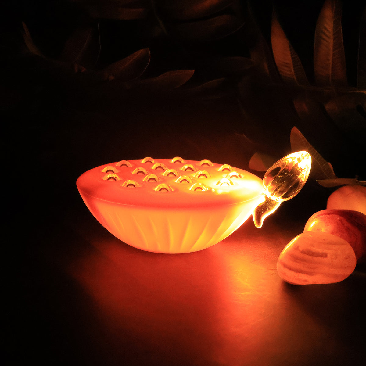 Set Of 12 Lotus Canopy Led Decorative Lamps