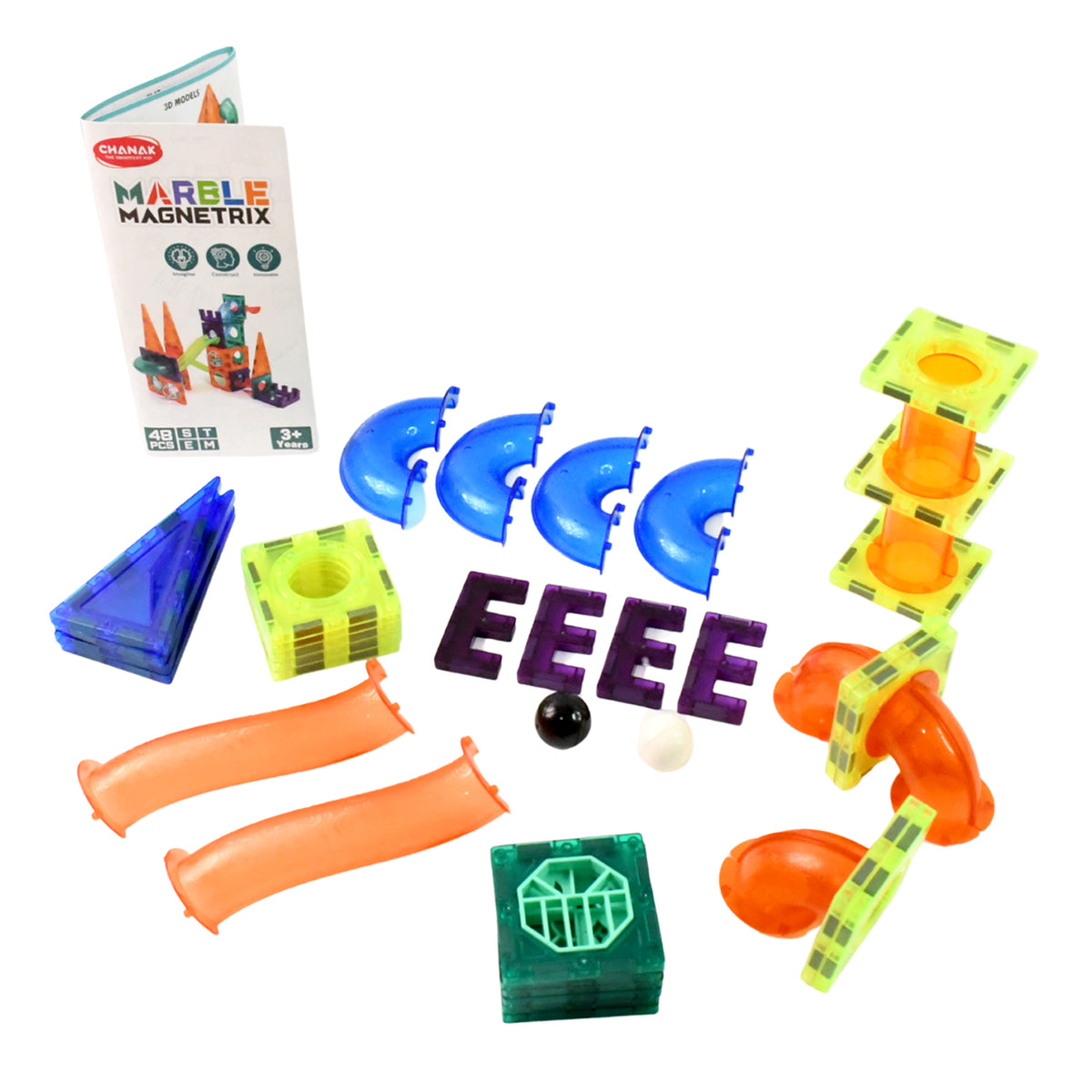 Marble Magnetrix Magnetic Marble Run Building Set
