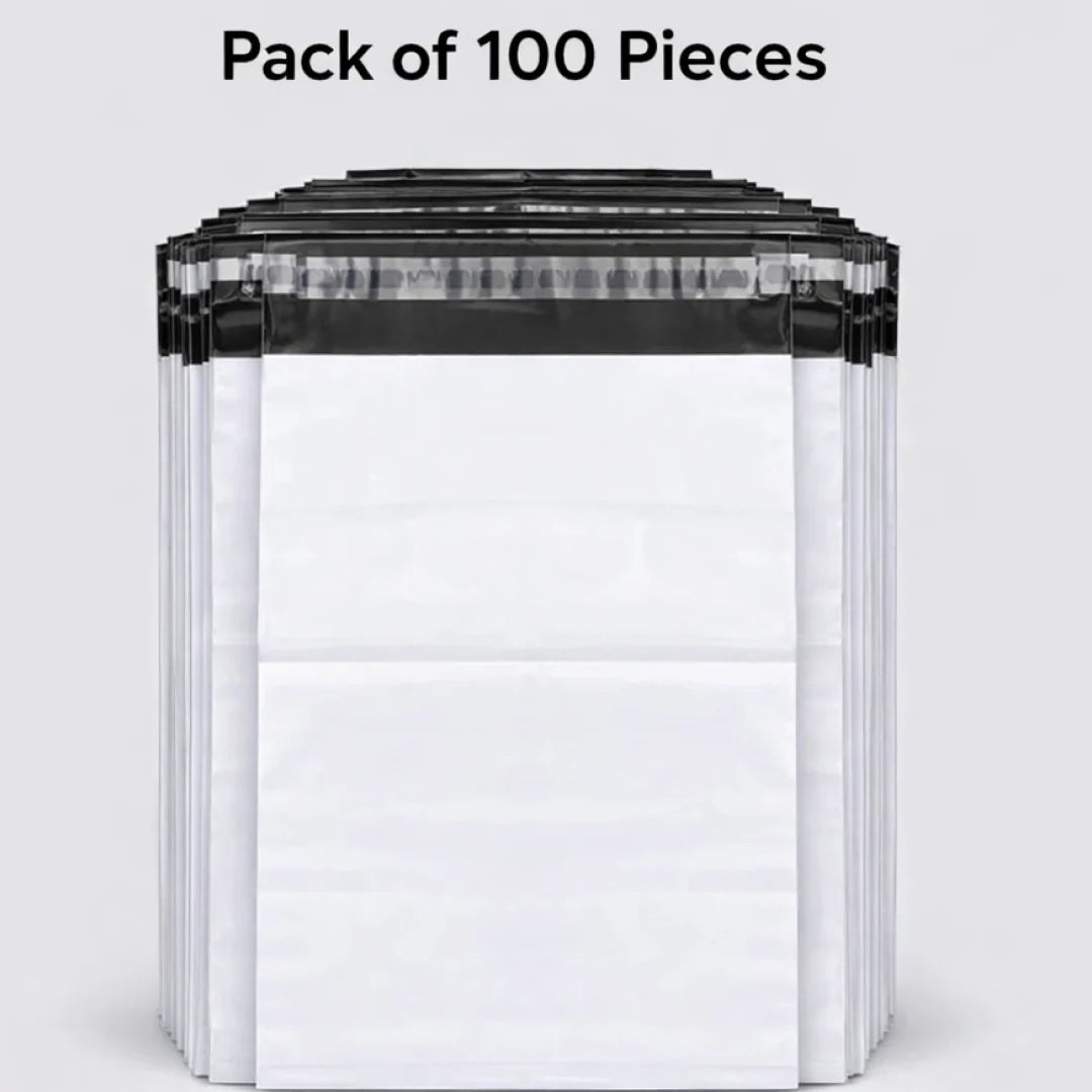 905 Tamper Proof Courier Bags(12x14 Plain 180 Pod M1) - 100 Pcs