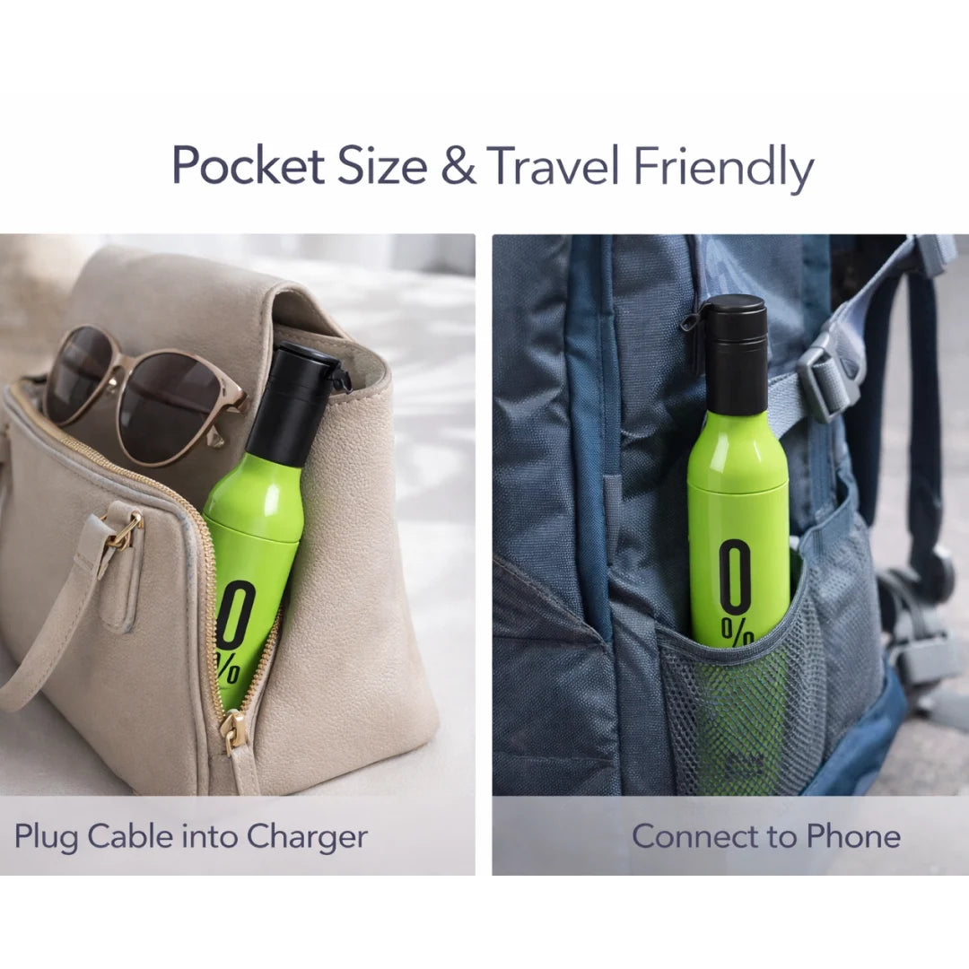 518 Pocket Folding Wine Bottle Umbrella