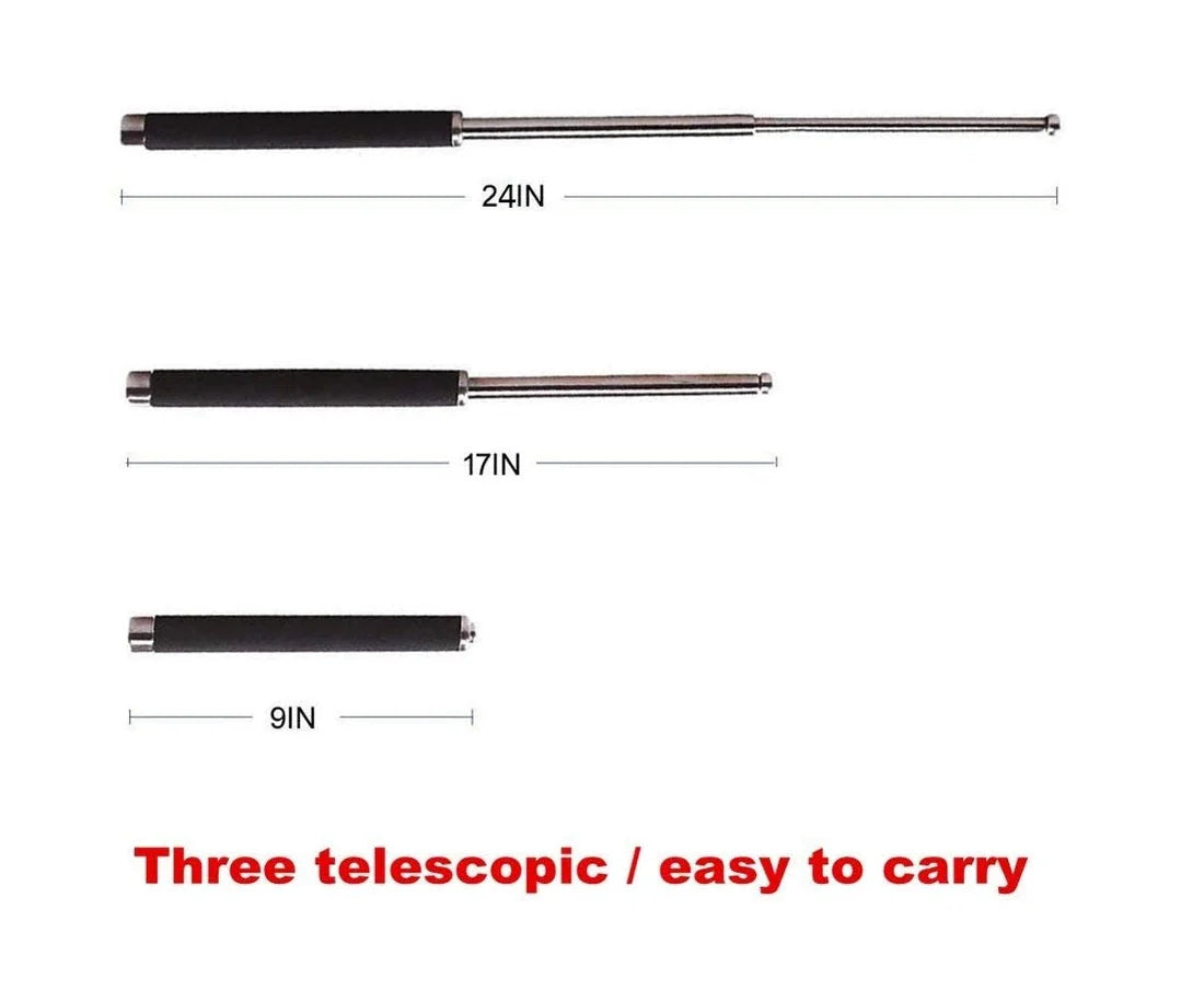 576 Multi-function Collapsible Self Defense Stick Extended