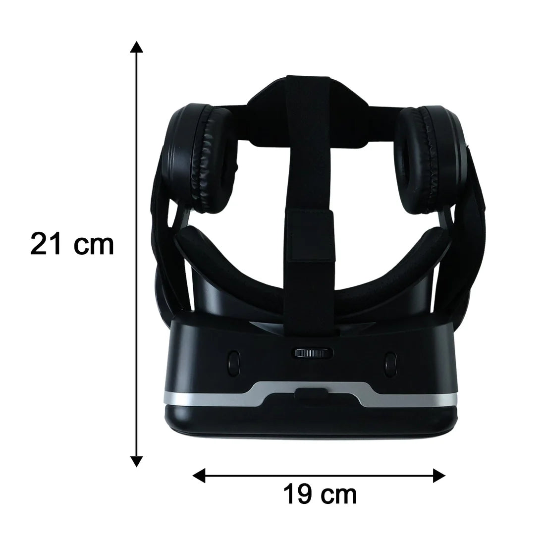 12836 3d Hd Vr Glasses Virtual Reality Goggles Headset For Ios For Android Smartphonevr Goggles-for 3d Vr Movies Video Games With Headphones (1 Pc)