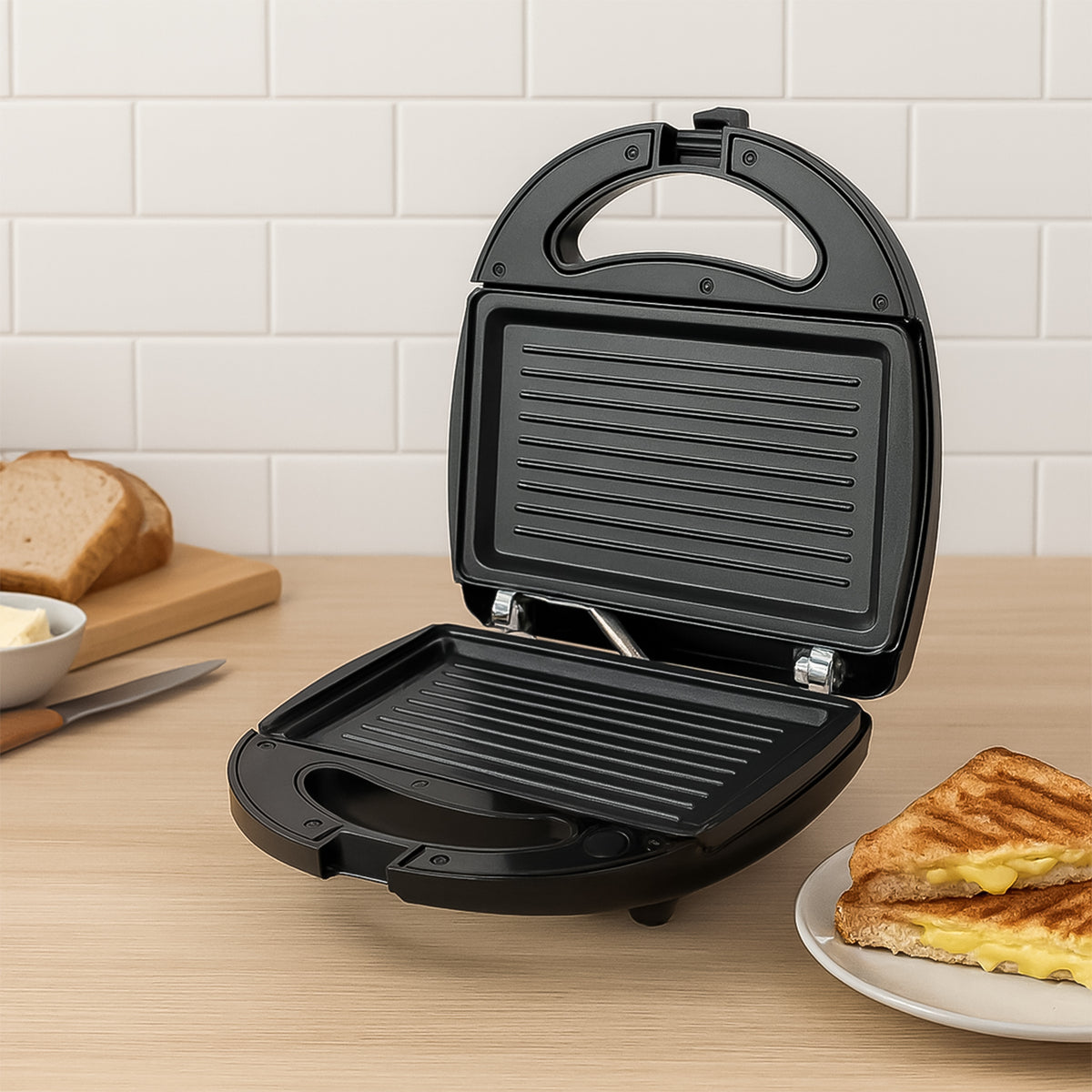 Orbit Sandwich Maker With Interchangeable Plates (800w  1 Pc)