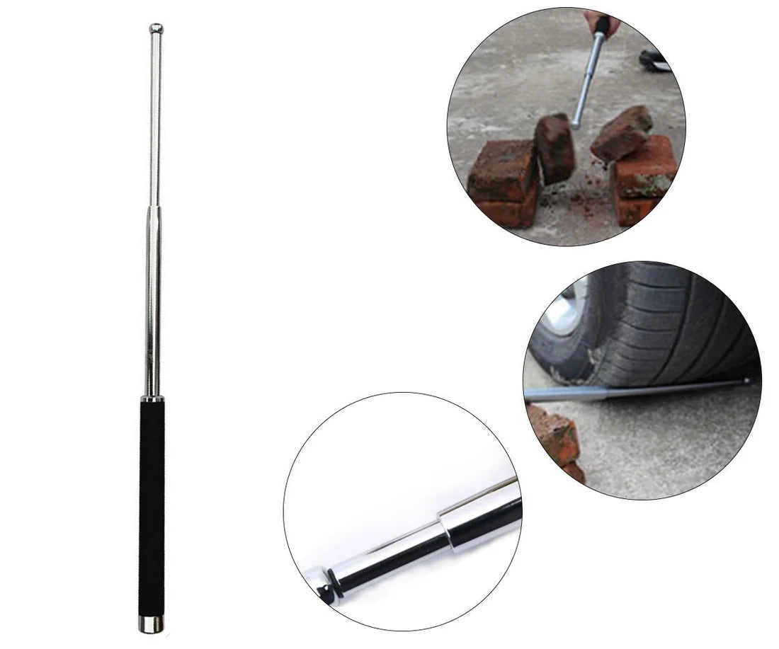 576 Multi-function Collapsible Self Defense Stick Extended