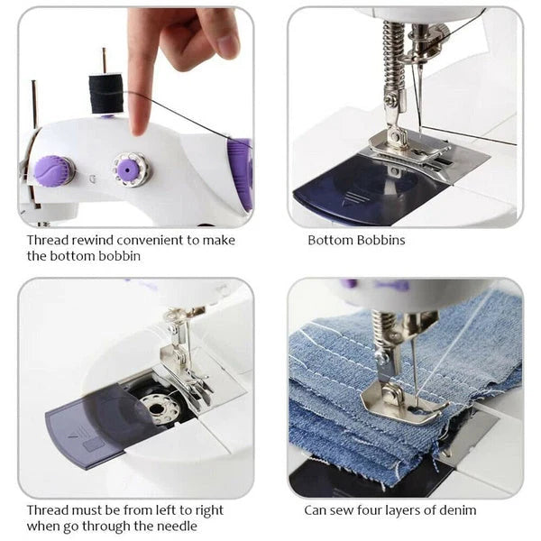 1220 Portable Mini Hand Tailor Machine For Sewing Stitching