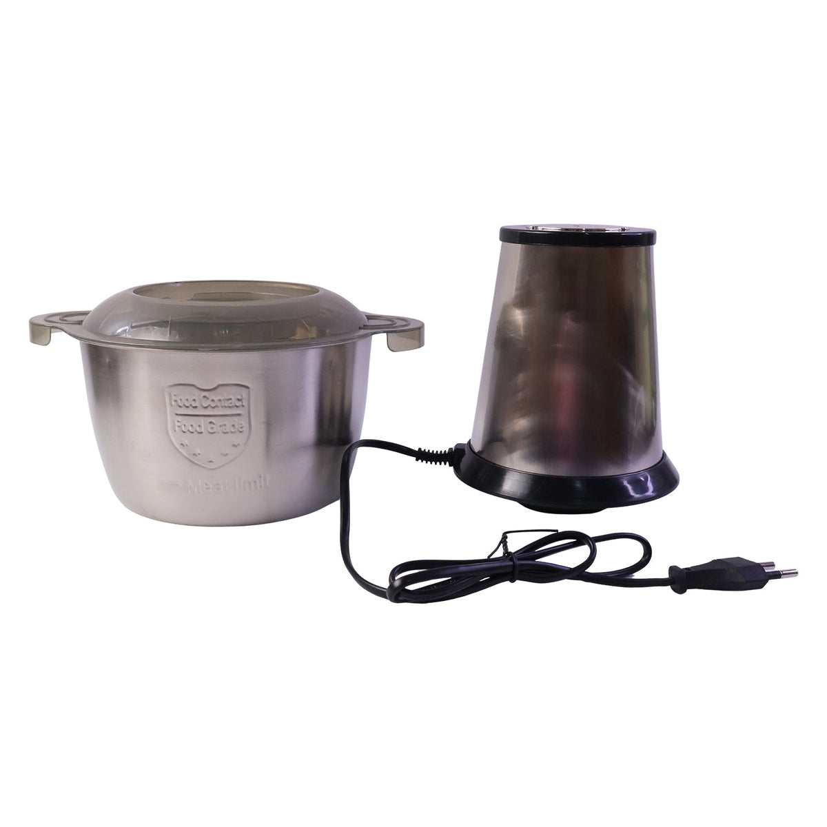 Electric Ss Food Processor 2 Litre Vegetable Chopper Mixer Grinder (1 Pc)