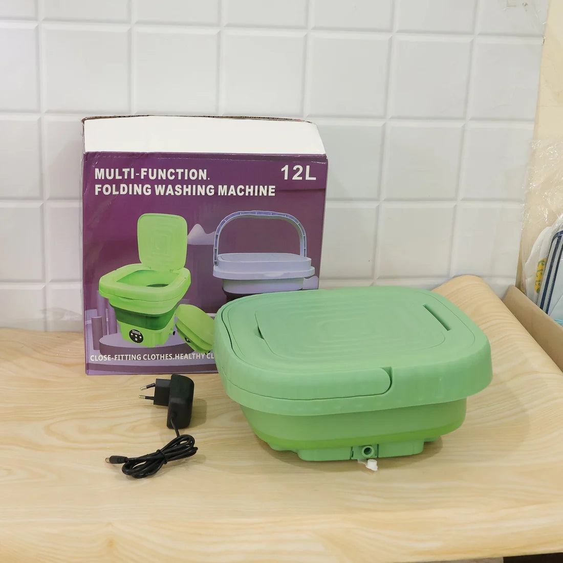 12679 Portable Washing Machine Mini Folding Washer And Dryer Combo For Underwear Socks Baby Clothes Travel Camping Rv Dorm Apartment