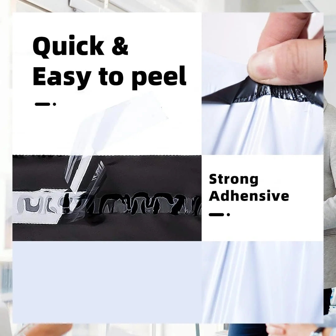 902 Tamper Proof Courier Bags(09x12 Plain 180 Pod M1) - 100 Pcs