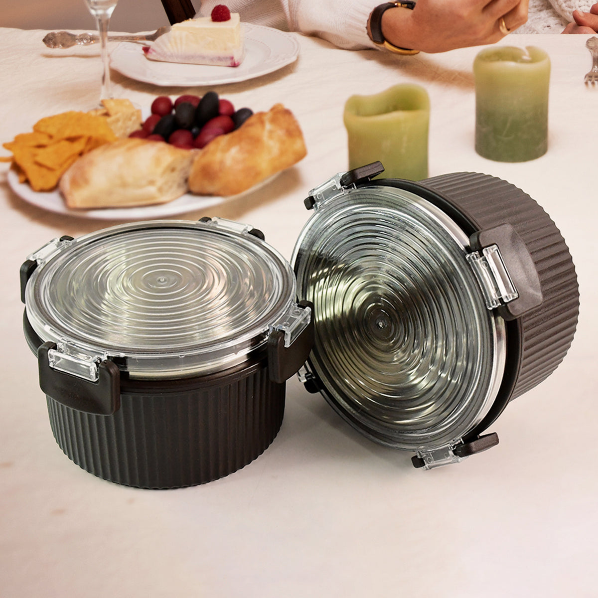 Apex Rustic Jar Set  2 Pcs 450ml Each Approx