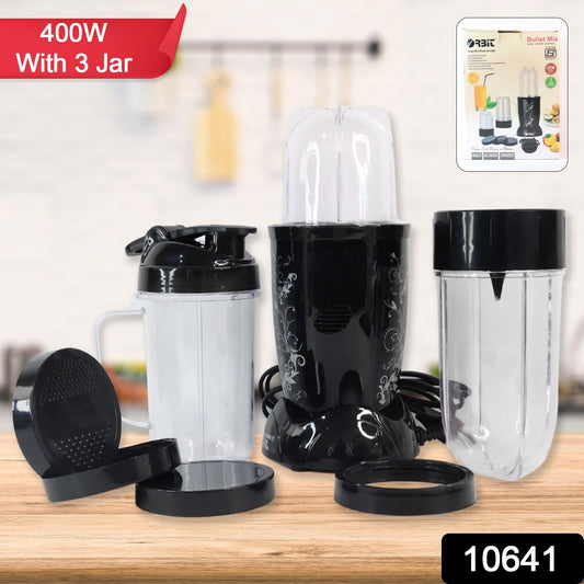 Orbit Bullet Mixer Grinder - 400w With 3 Jars