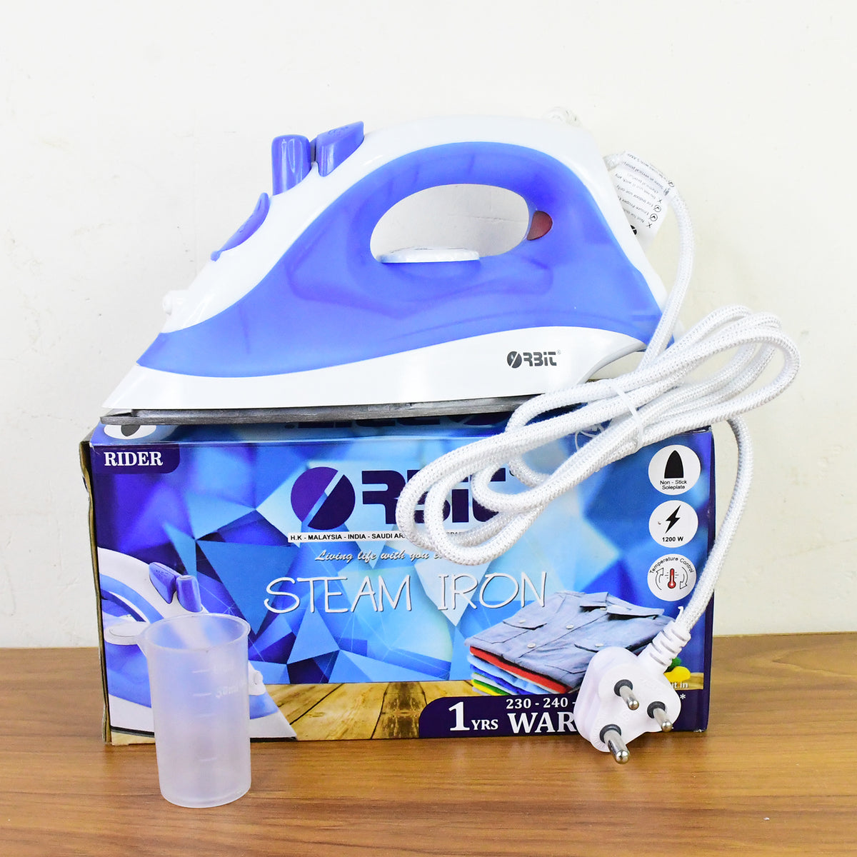Orbit High-performance 1200w Steam Iron (1 Pc)