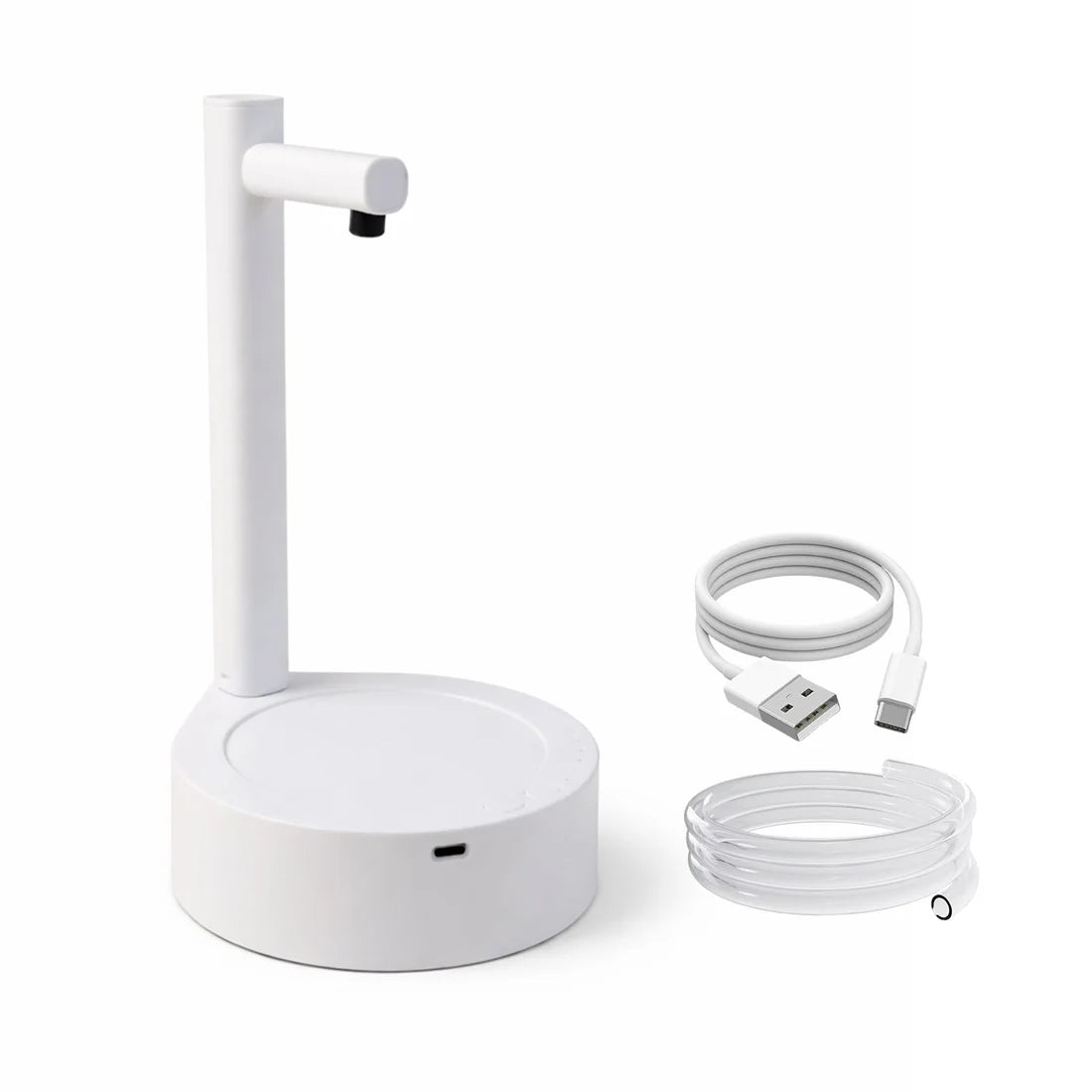 8864 Usb Charging Desktop Water Bottle Dispenser Intelligent Desktop Water Pump With Small Pipe One Button Operation Smart Table Bedside Water Dispenser Desk Water Dispenser For Home Office Outdoor Camping