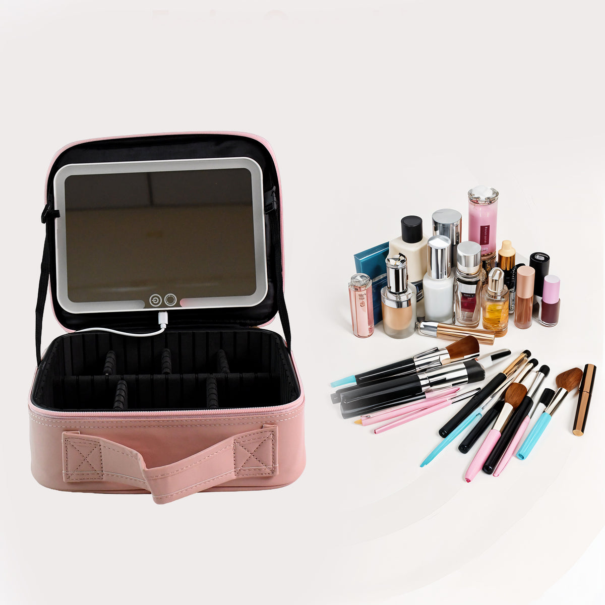 Premium Led Light Makeup Organizer Box