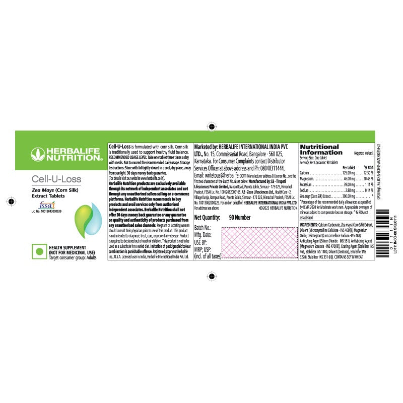 Cell-U-Loss 90 Tablets