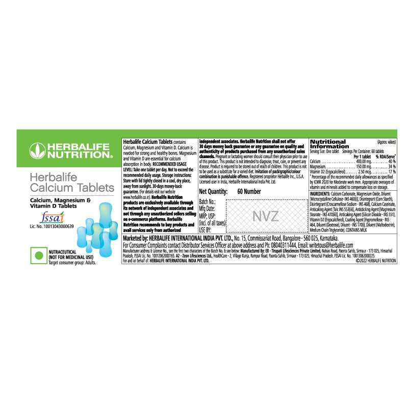 Herbalife Calcium Tablets