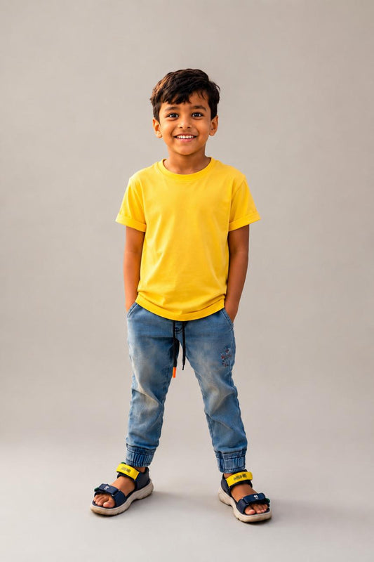 Toddler Half Sleeve Round Neck T-Shirt