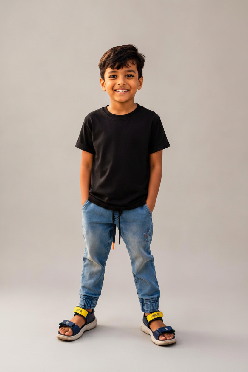 Toddler Half Sleeve Round Neck T-Shirt