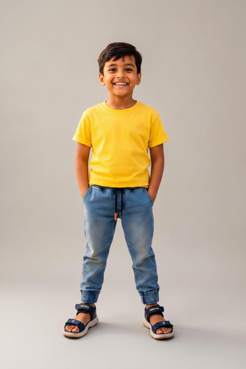 Toddler Half Sleeve Round Neck T-Shirt