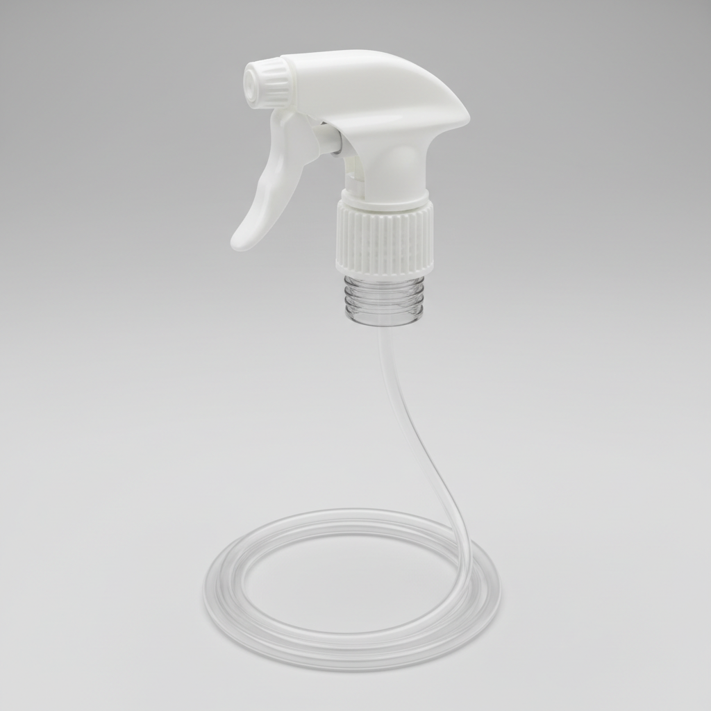 4607 Trigger Sprayer Bottle Replacement Nozzle Plastic Spray Bottle Head With Pipe (1pc)
