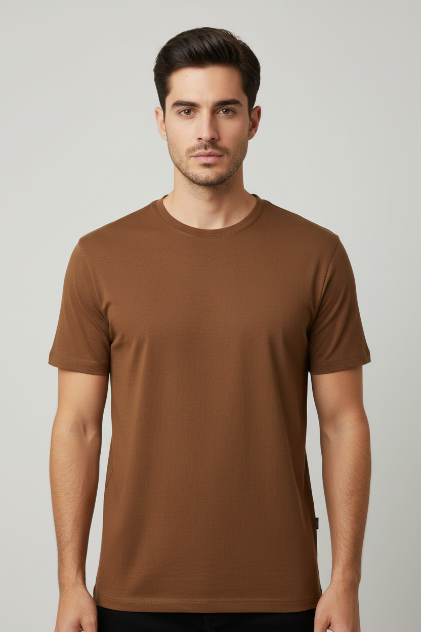 Trendy Round Neck T-shirts