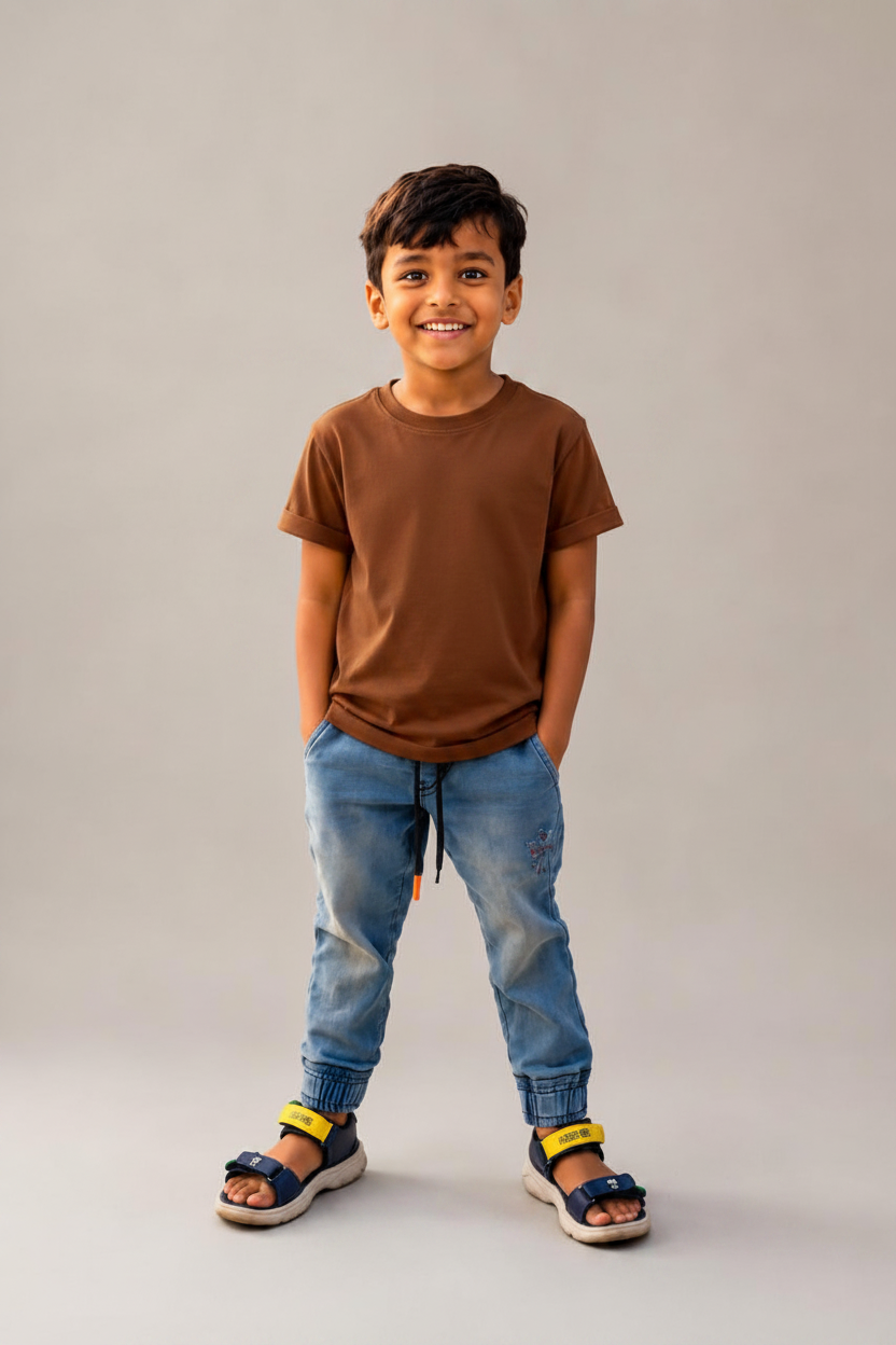 Toddler Half Sleeve Round Neck T-Shirt