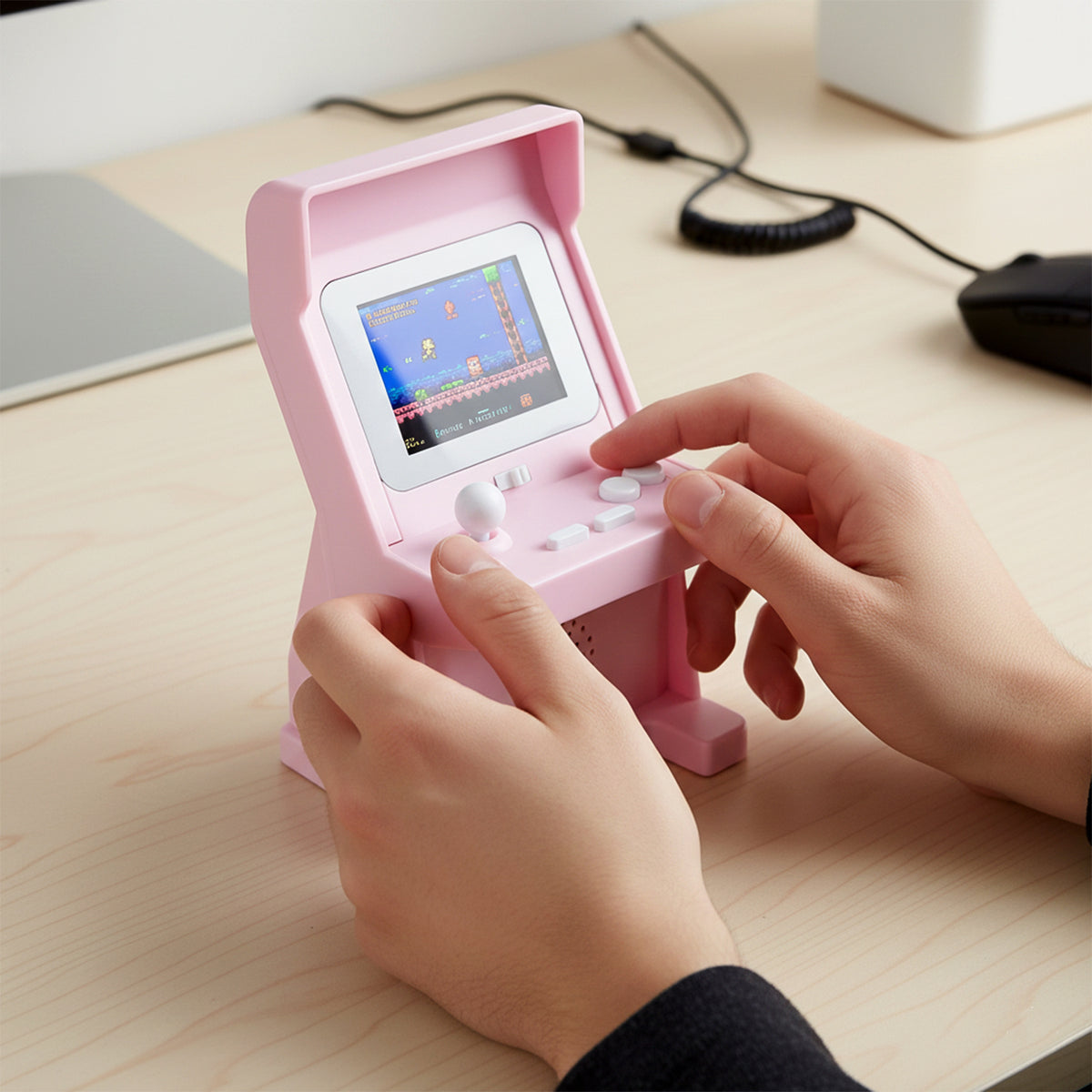 Mini Retro Arcade Gaming Console With 120 Built-in Classic Games