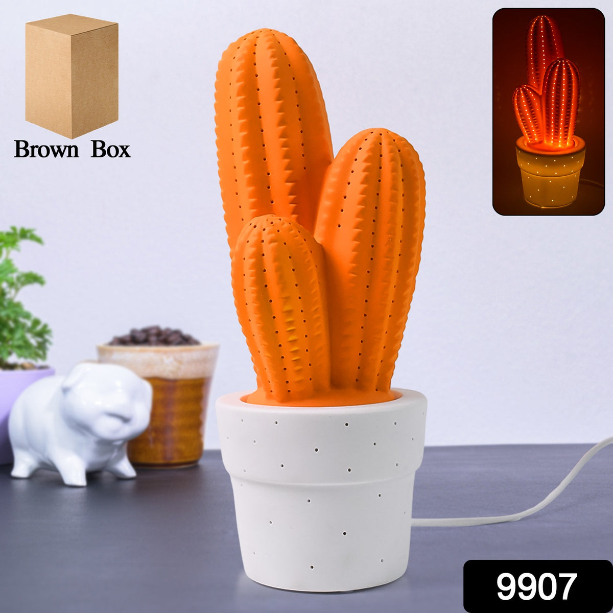 Ceramic Table Lamp Big Desk Lamp (1 Pc)