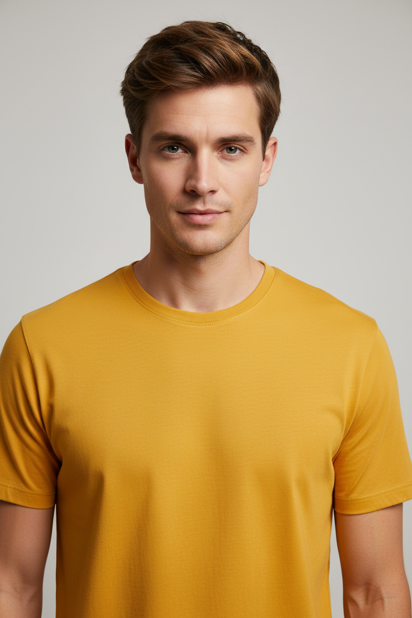Trendy Round Neck T-shirts