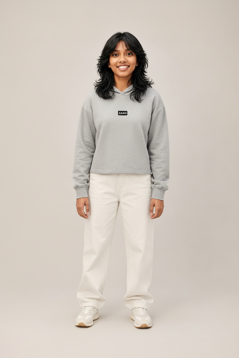 ZARO Women’s Premium Cropped Hoodie