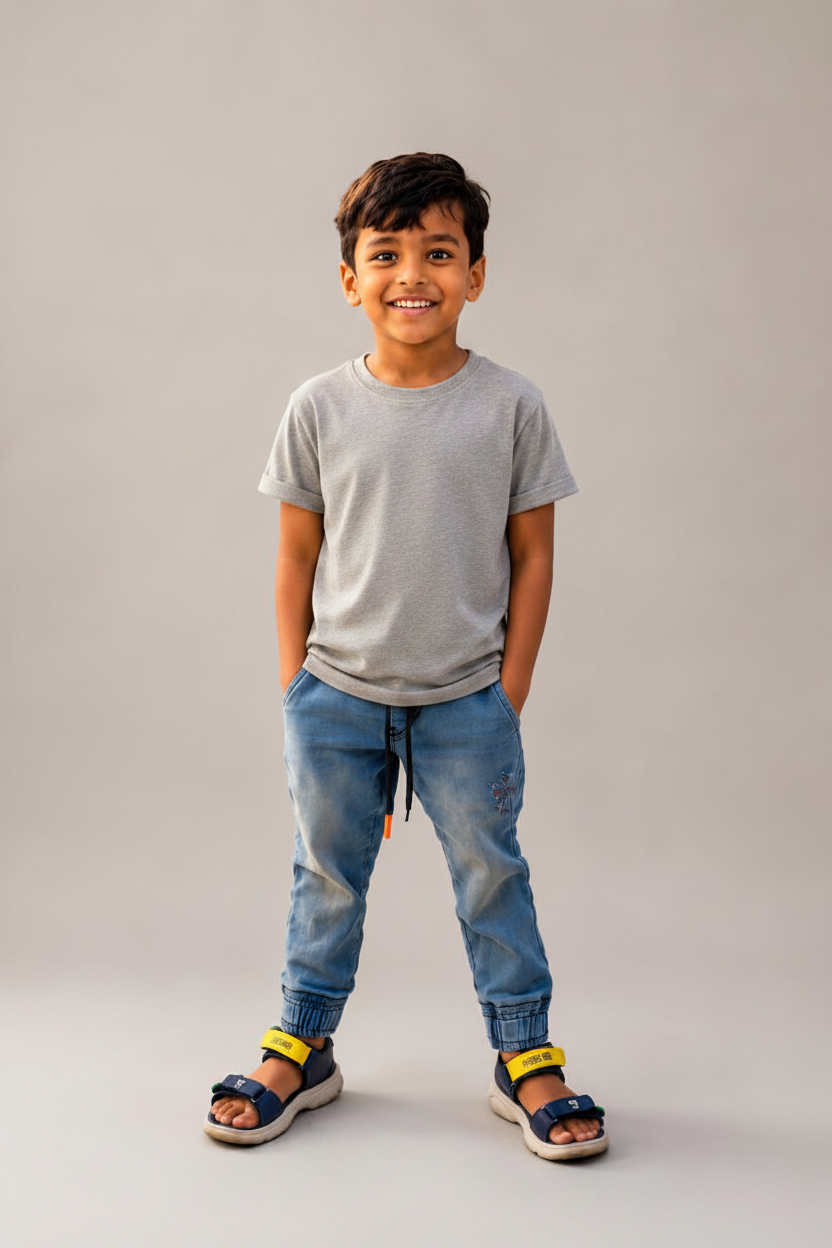 Toddler Half Sleeve Round Neck T-Shirt