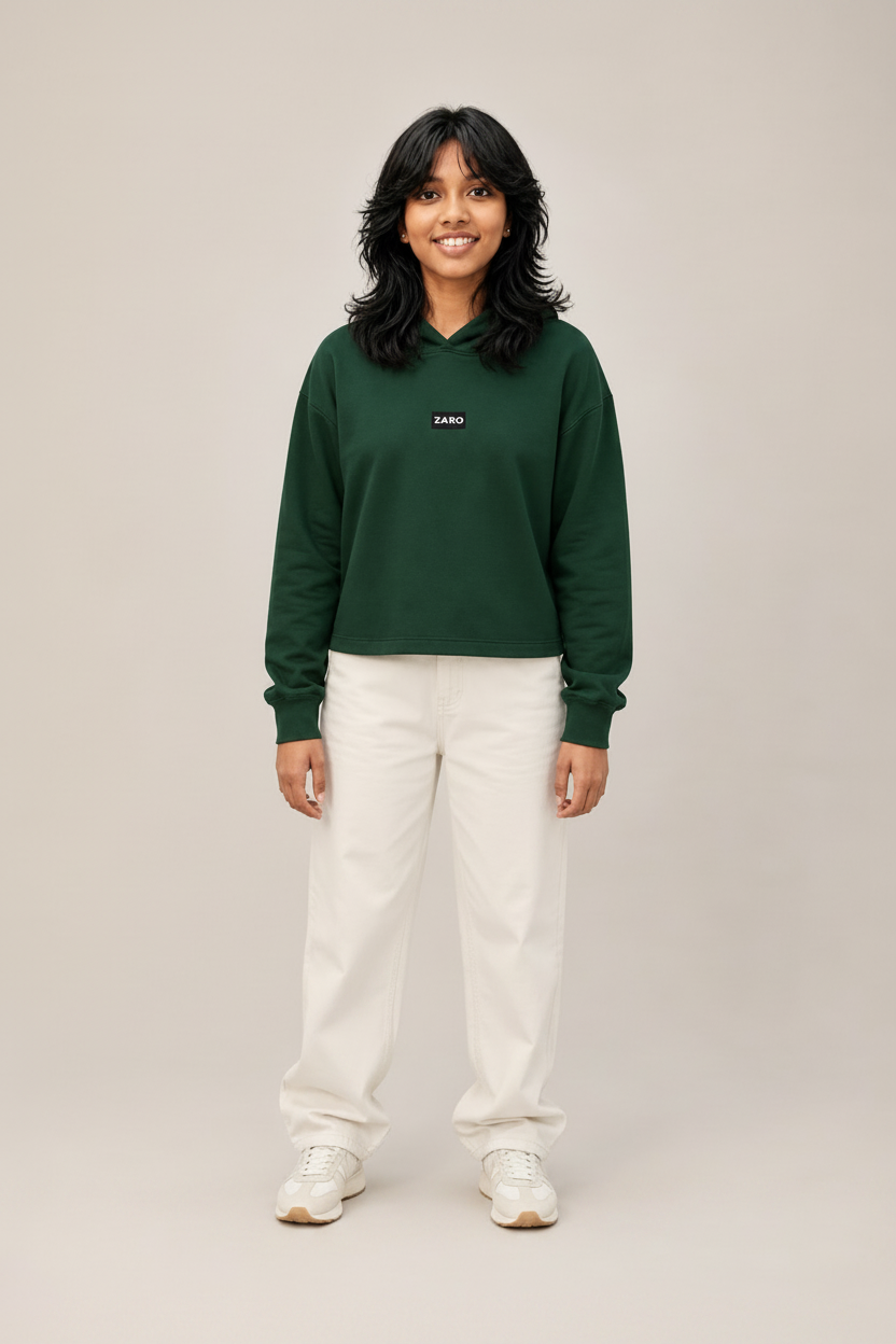 ZARO Women’s Premium Cropped Hoodie