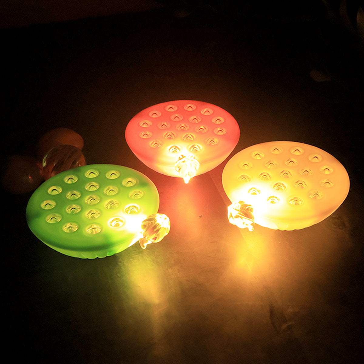 Set Of 12 Lotus Canopy Led Decorative Lamps