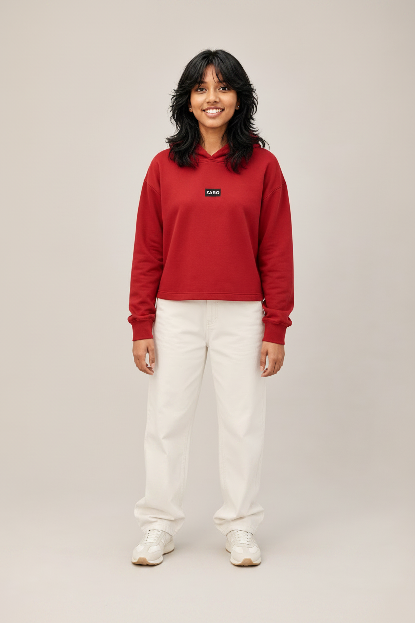 ZARO Women’s Premium Cropped Hoodie