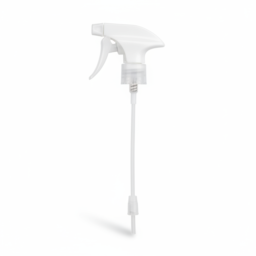 4607 Trigger Sprayer Bottle Replacement Nozzle Plastic Spray Bottle Head With Pipe (1pc)