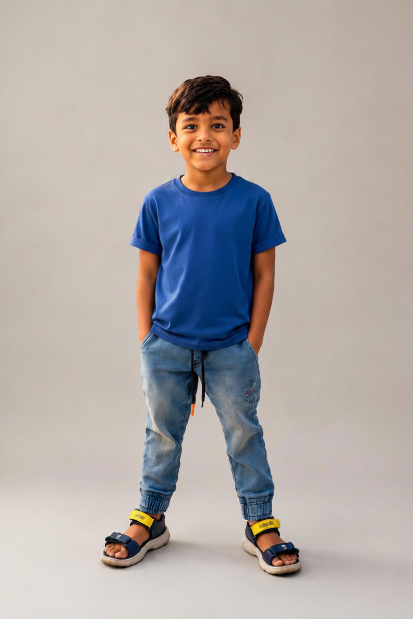 Toddler Half Sleeve Round Neck T-Shirt